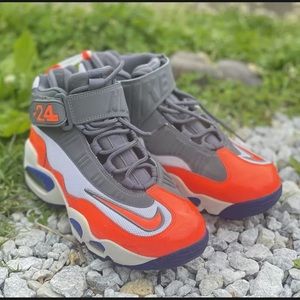 Nike Air Griffey Max 1 One White Total Crimson Hyper Blue 354912-103 Mens Sz 9.5